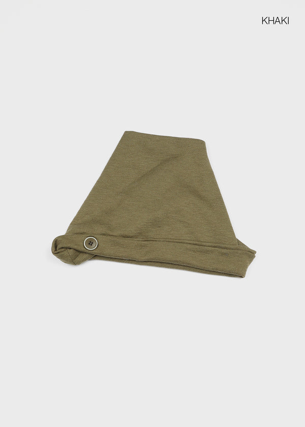 Hamilk Button Open Beanie