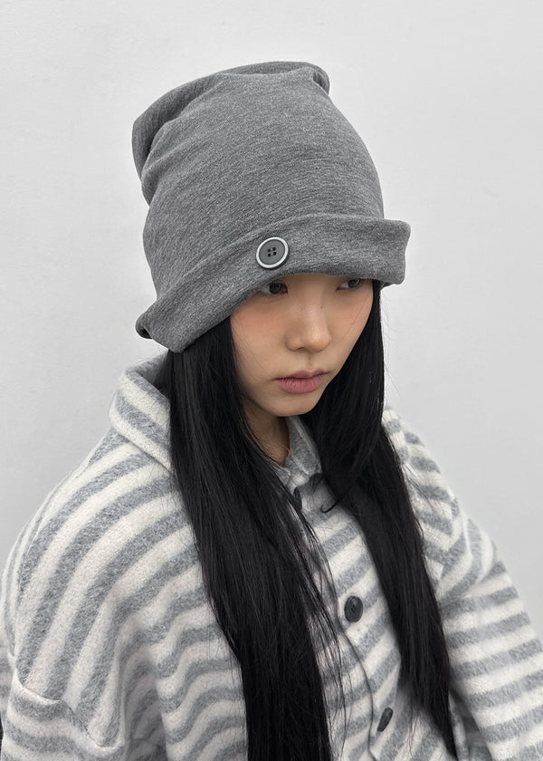 Hamilk Button Open Beanie