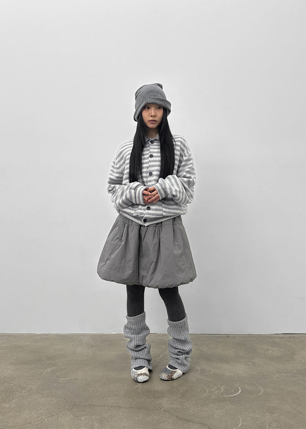 Loafa Padded Banding Midi Skirt