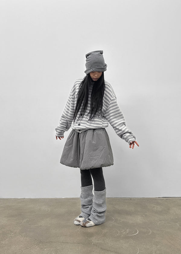 Loafa Padded Banding Midi Skirt