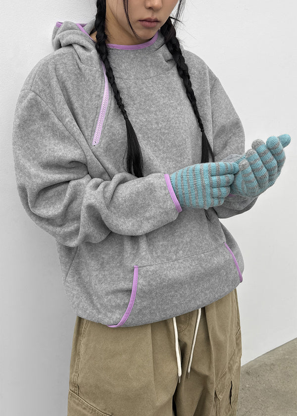 Calmit Stripe Wool Touch Gloves