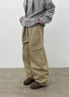 (UNISEX) Epsol Balloon Washing Cargo Banding Pants