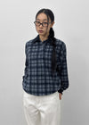 Puffin Check Fleece Collar T-shirt