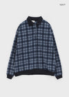 Puffin Check Fleece Collar T-shirt