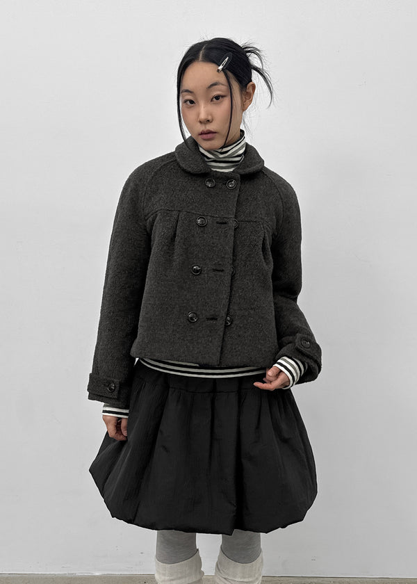 Kasha Double Button Short Coat (2 Oz)