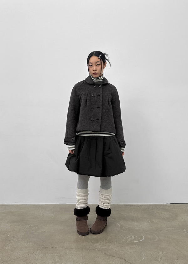 Kasha Double Button Short Coat (2 Oz)