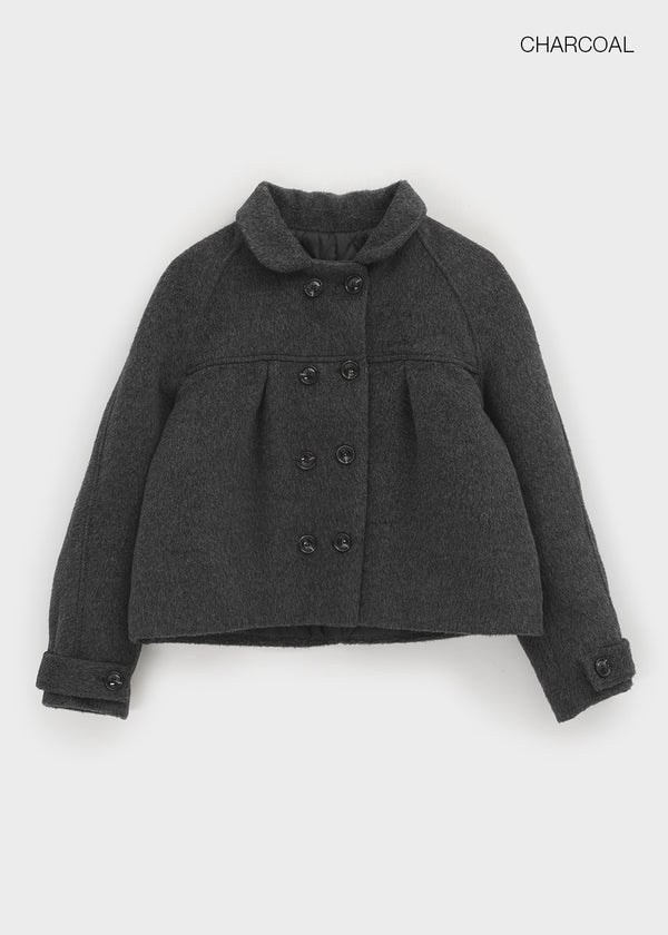 Kasha Double Button Short Coat (2 Oz)