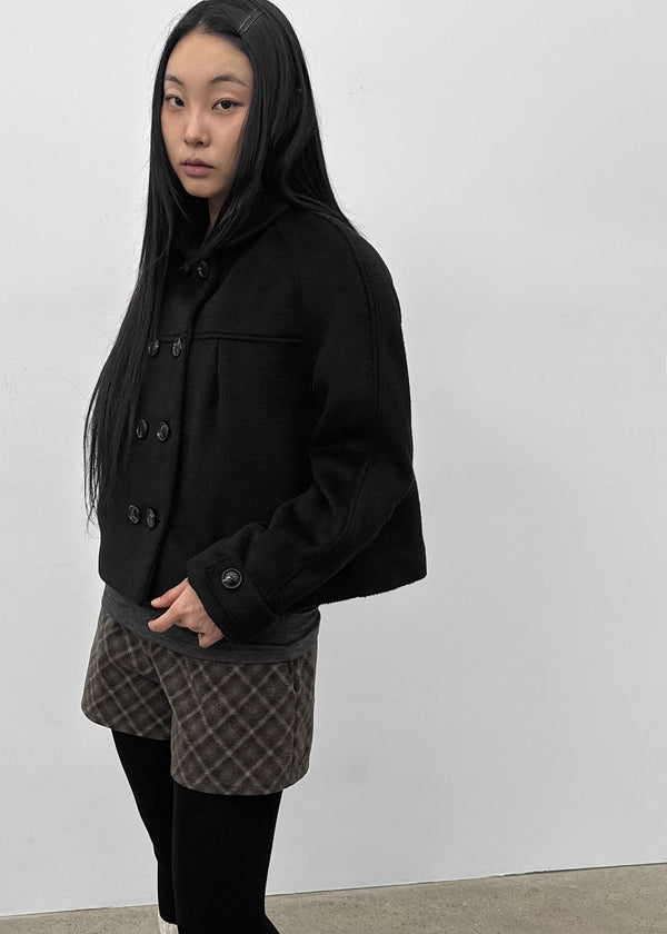Kasha Double Button Short Coat (2 Oz)