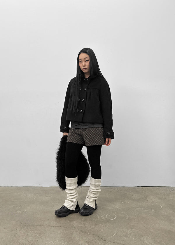 Kasha Double Button Short Coat (2 Oz)