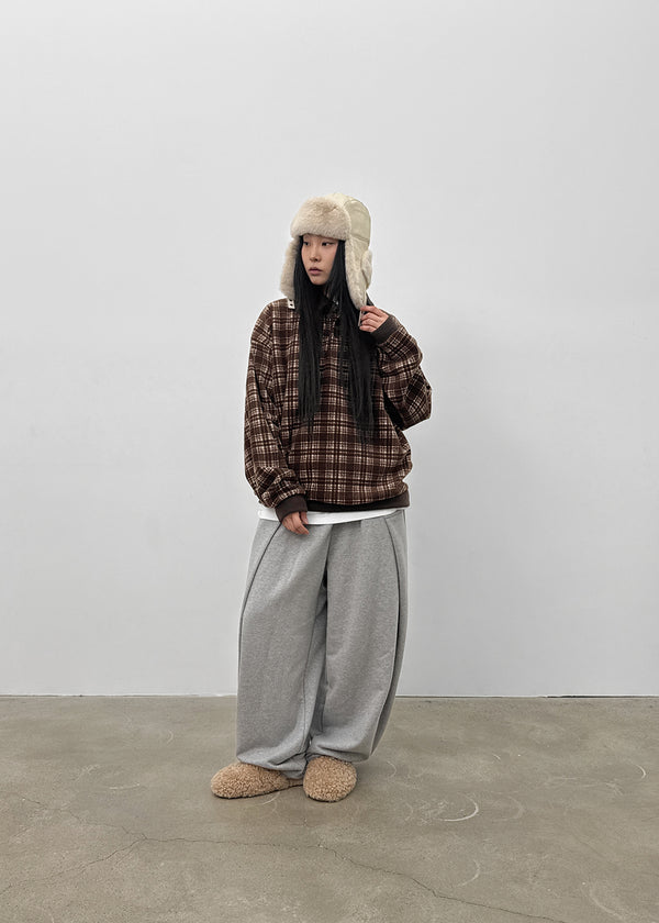 (UNISEX) Byak Pintuck Balloon Two-Way Banding Pants