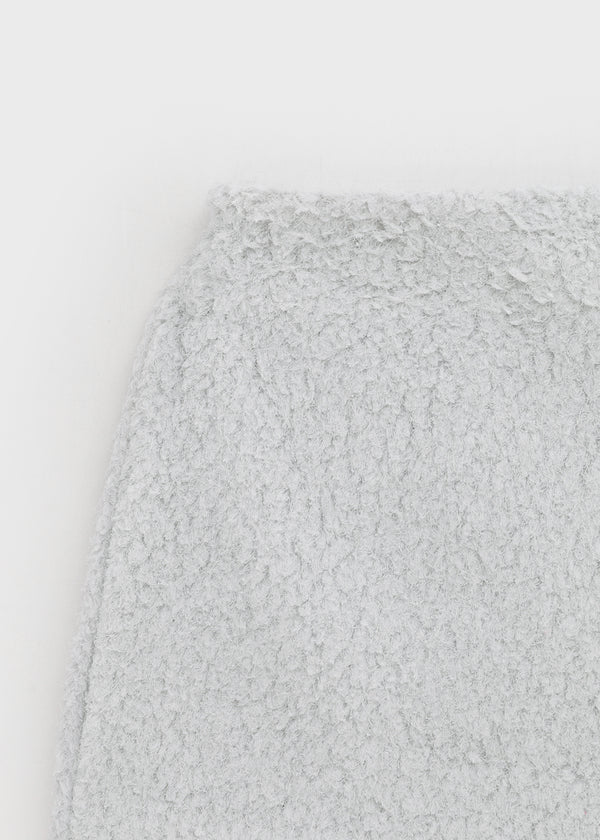 Mobern Back Banding Fur Miniskirt