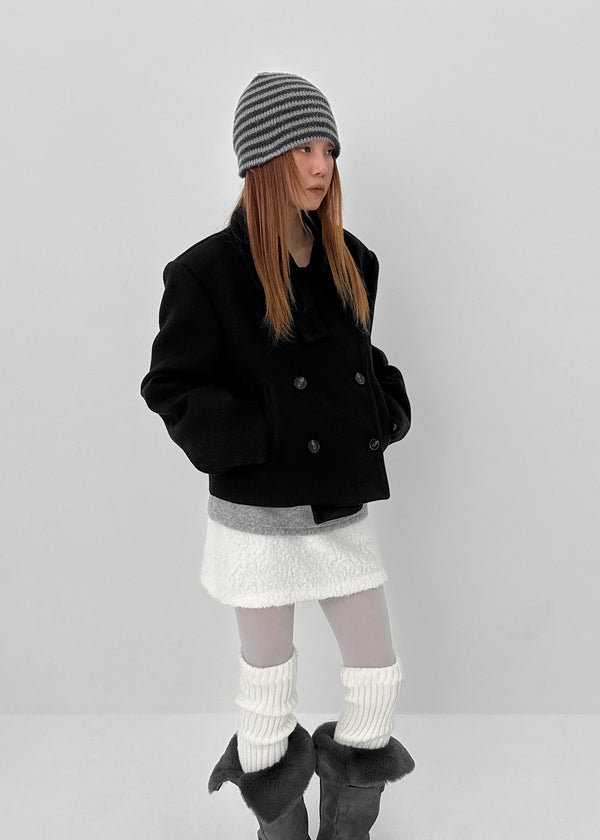 Monchern Fleece U-neck Long-sleeved T-shirt