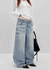Cluvan Washed Wide Denim Pants