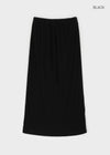 Atro banding maxi long skirt