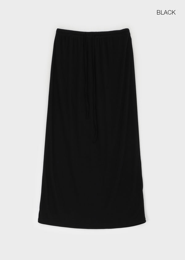 Atro banding maxi long skirt
