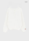Kaeno Loose-fit Wool Henley Neck Knit