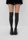 Kyoring Layered Over Knee Socks