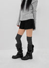 Kyoring Layered Over Knee Socks