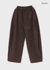 (UNISEX) Penut Incision Fleece Balloon Two-way Pants