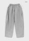(UNISEX) Penut Incision Fleece Balloon Two-way Pants