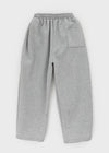 (UNISEX) Penut Incision Fleece Balloon Two-way Pants