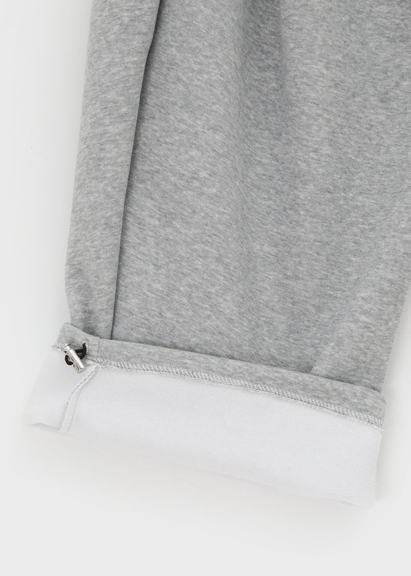 (UNISEX) Penut Incision Fleece Balloon Two-way Pants
