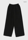 (UNISEX) Quilted Boa Fur Corduroy Wide Balloon Pants