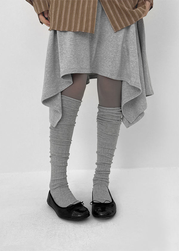 Kyoring Layered Over Knee Socks