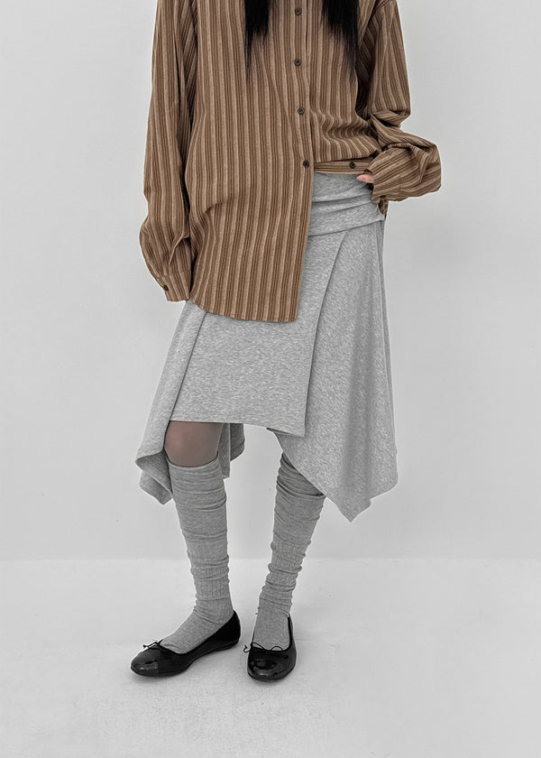 Kyoring Layered Over Knee Socks