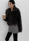 Yoshi High-neck Duffle Fur Jacket