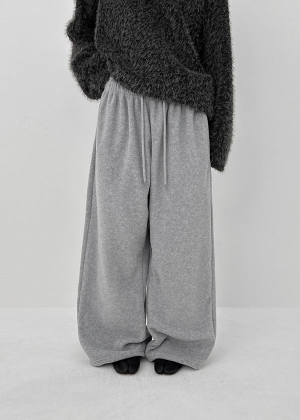Melo Fleece Wide Two-way Pants (Set Available)