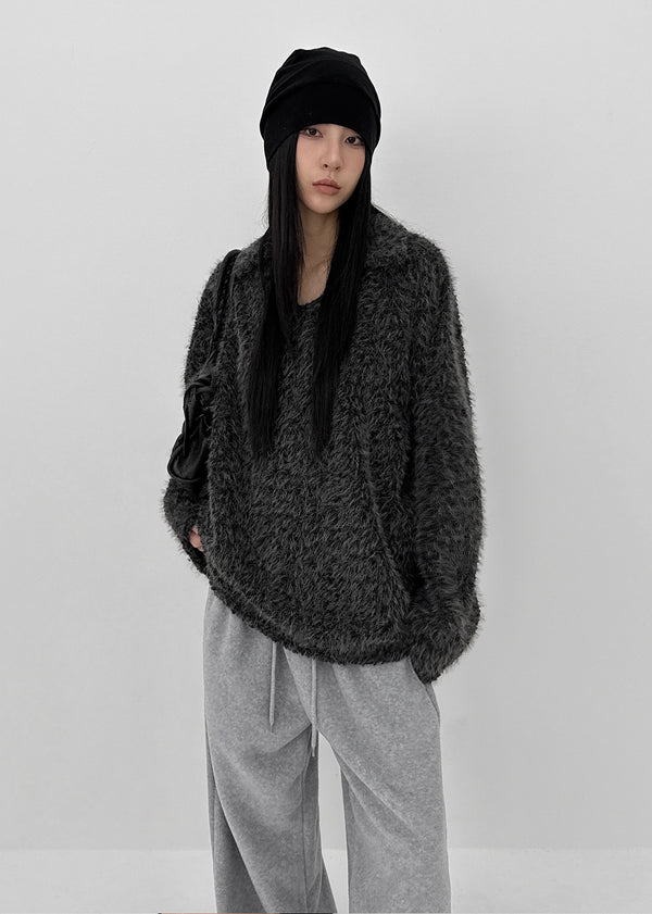 Melo Fleece Wide Two-way Pants (Set Available)