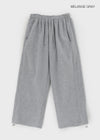 Melo Fleece Wide Two-way Pants (Set Available)