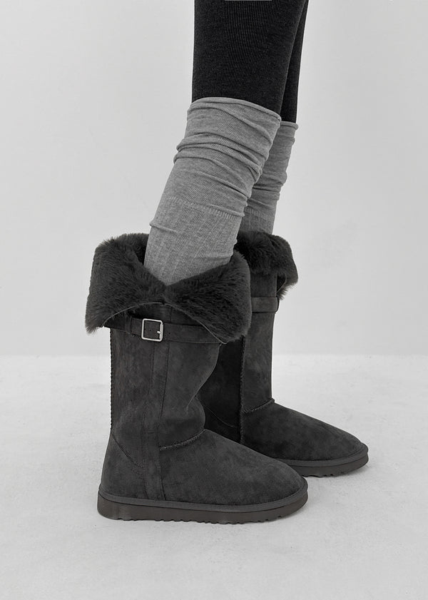 Formlet Two-way Buckle Long Ugg Boots