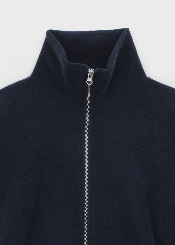 Melo Fleece High Neck Zip-up (Set Available)
