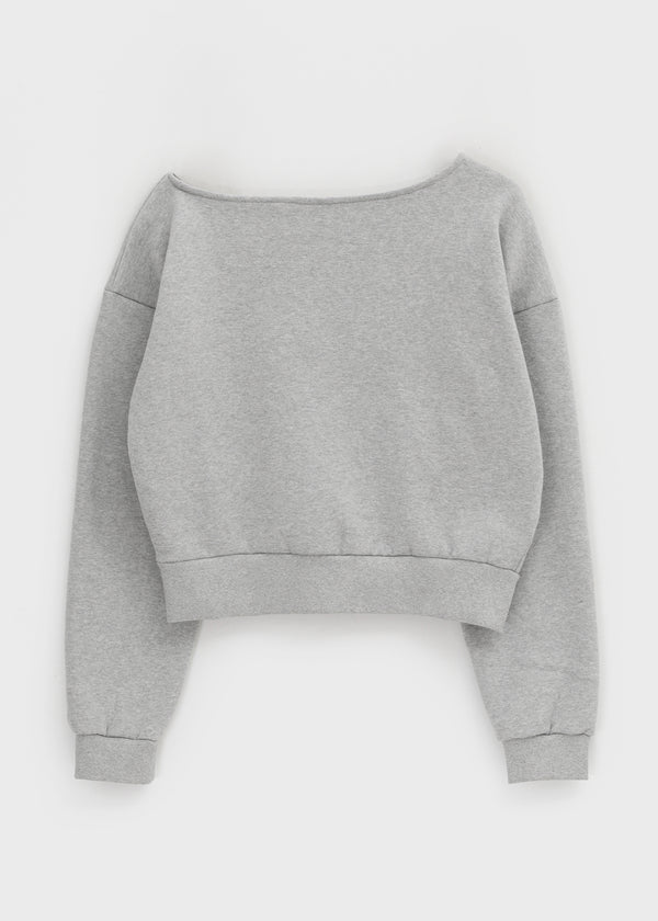 Leb Double-sided Fleece Boatneck Man-to-man