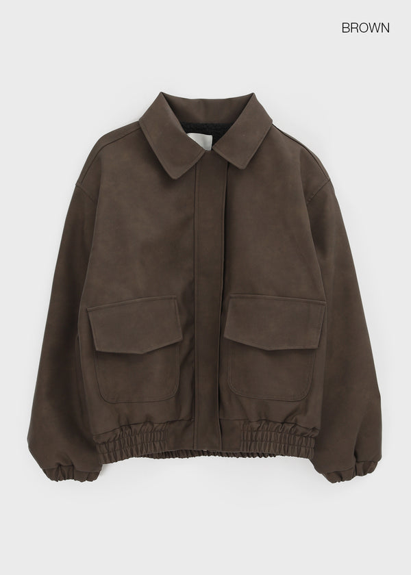 Reark Dumble Leather Jumper