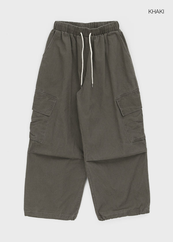 (UNISEX) Ar Cargo Wide String Pants