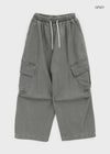 (UNISEX) Ar Cargo Wide String Pants