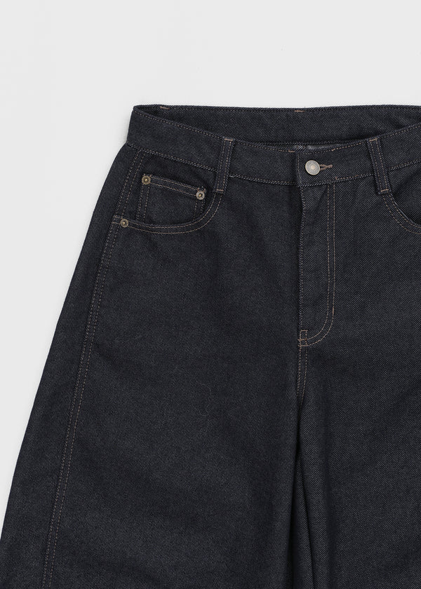 Yellr Non-fade Balloon Wide Denim Pants