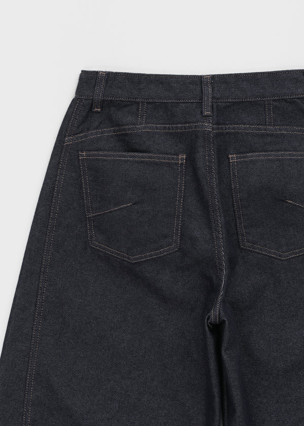 Yellr Non-fade Balloon Wide Denim Pants