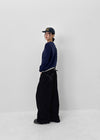 Hansding Bijo Folding Wide Cotton Pants (Fleece Ver.)