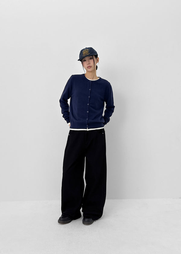 Hansding Bijo Folding Wide Cotton Pants (Fleece Ver.)