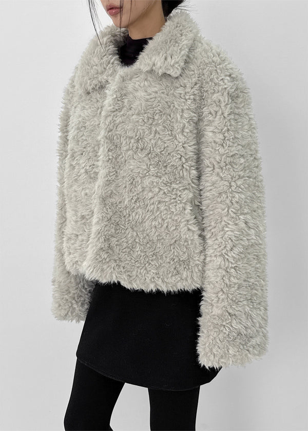 Royche Collar Fur Jacket