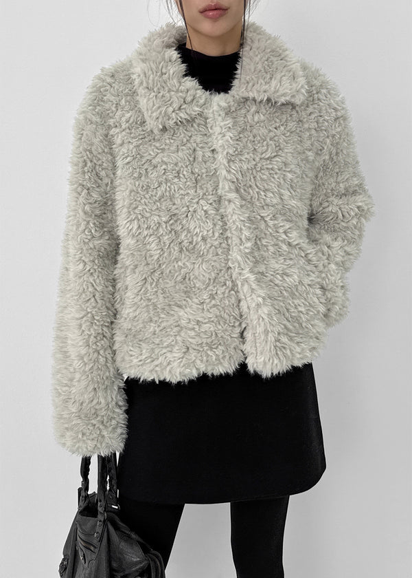 Royche Collar Fur Jacket