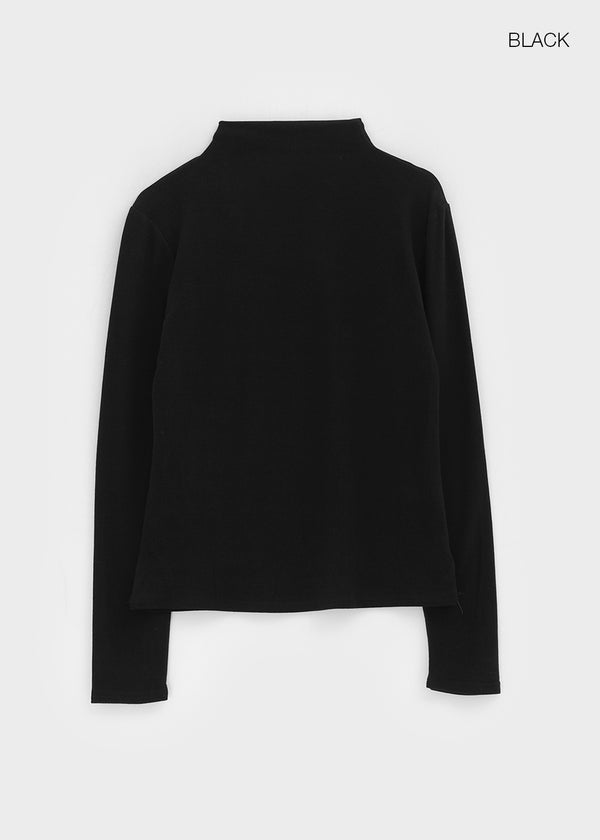 Sorea Outer Fleece Half-neck Long-sleeved T-shirt