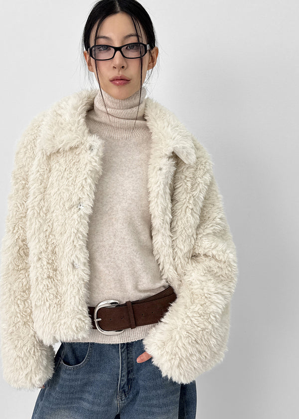 Royche Collar Fur Jacket