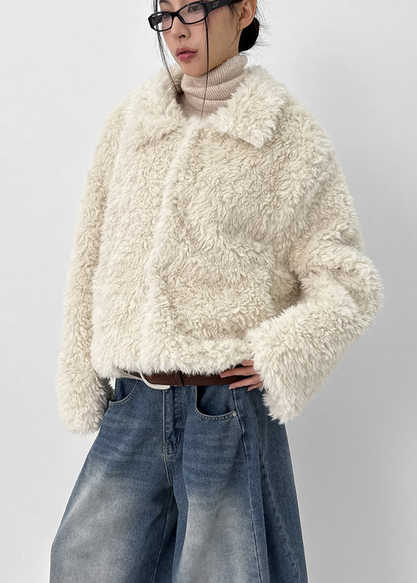 Royche Collar Fur Jacket