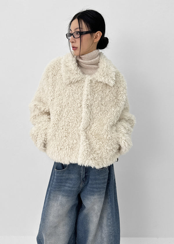 Royche Collar Fur Jacket