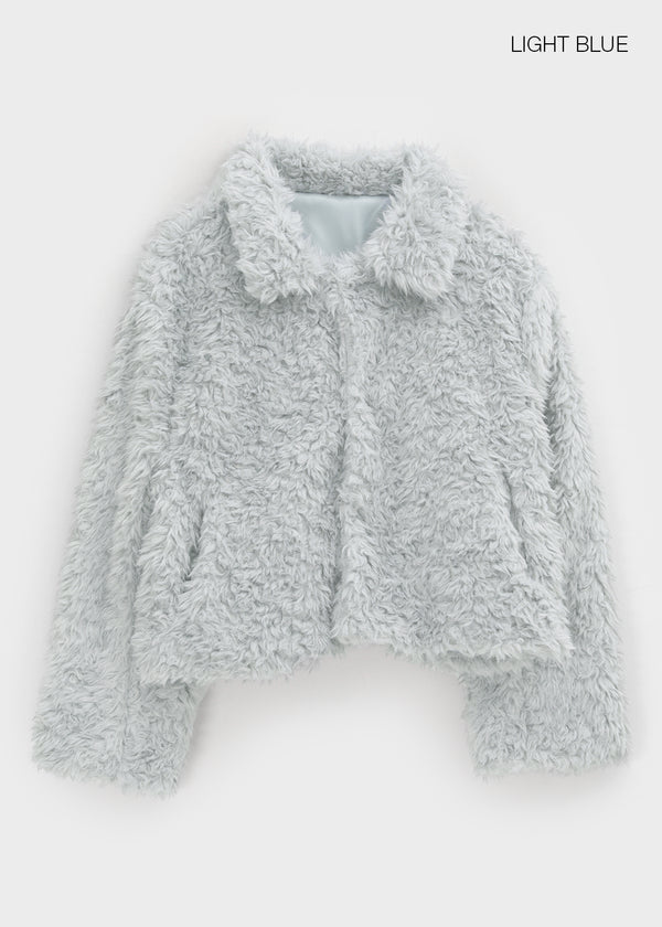 Royche Collar Fur Jacket